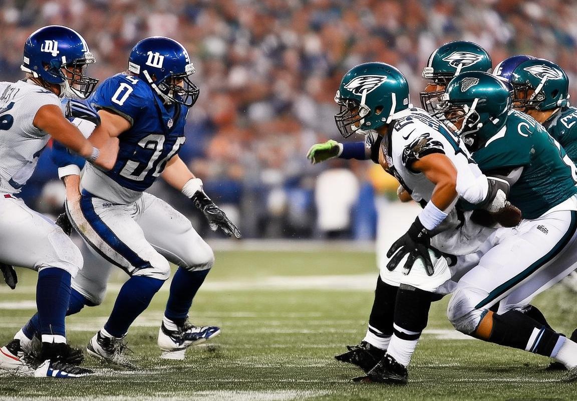 巨人老鹰2010年NFL对决：巅峰之战精彩瞬间盘点(图3)